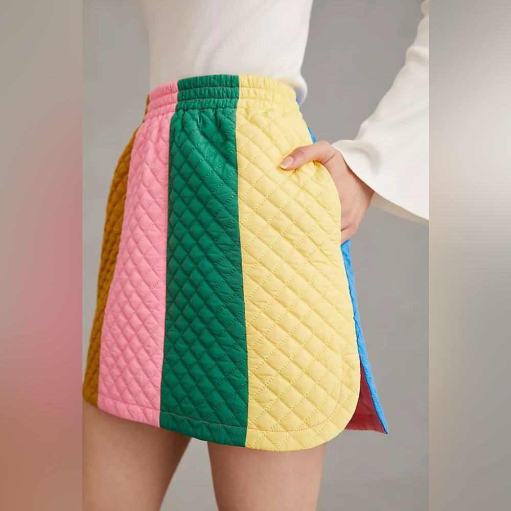 Anthropologie Stella Nova Quilted Skirt | Excellent condition
